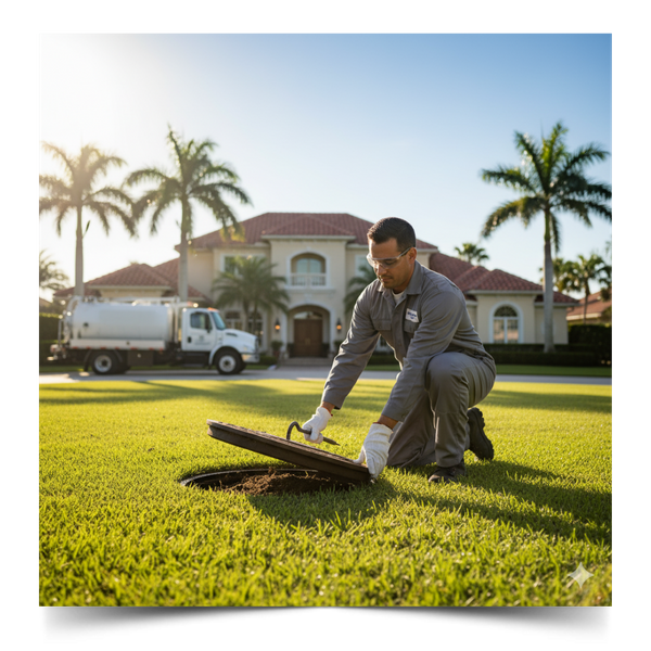 Residential septic cleaning