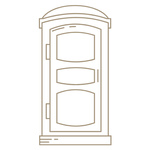 porta potty icon.