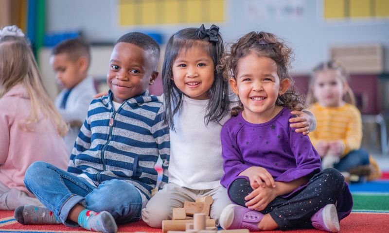 smiling children