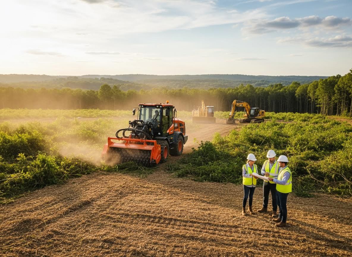 Forestry Mulching Operation and Site Inspection