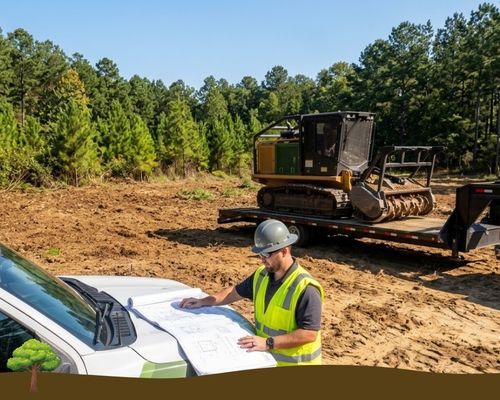 Transporting large equipment to a jobsite