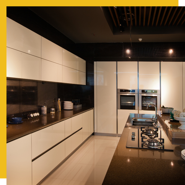 A remodled kitchen