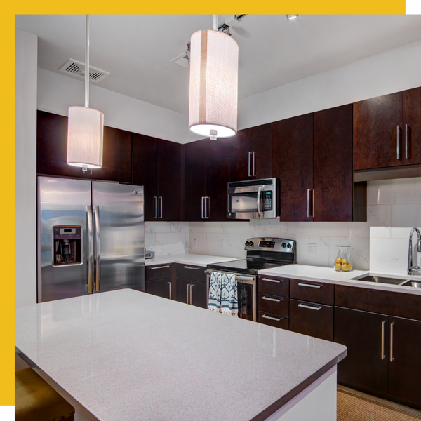 A renovated kitchen