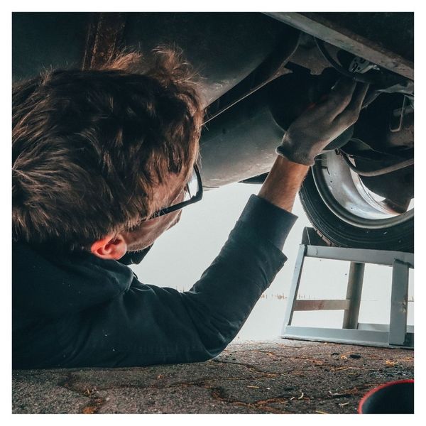 working under car 