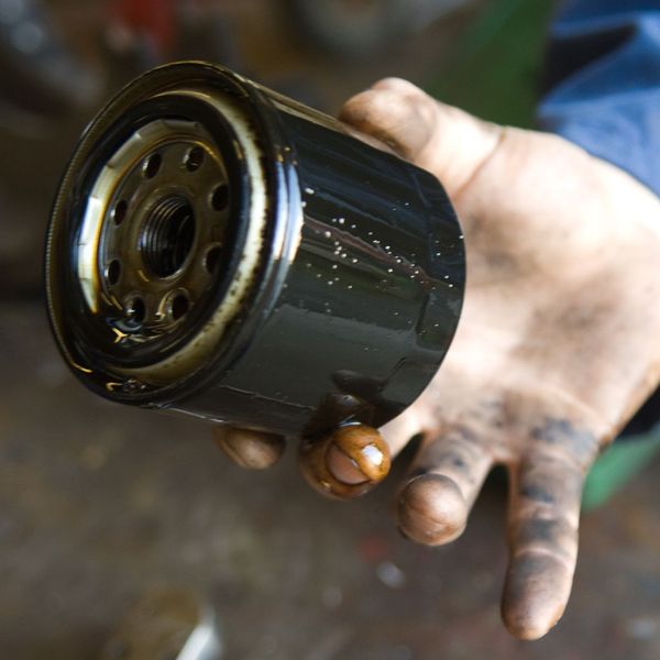 dirty oil filter