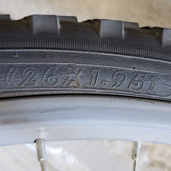 dry rotten tire sidewall