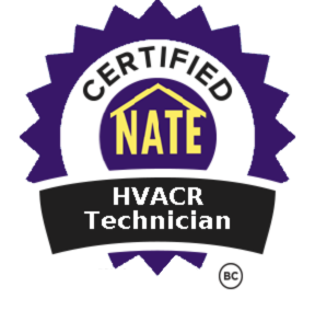 NATE Certified HVACR Technician