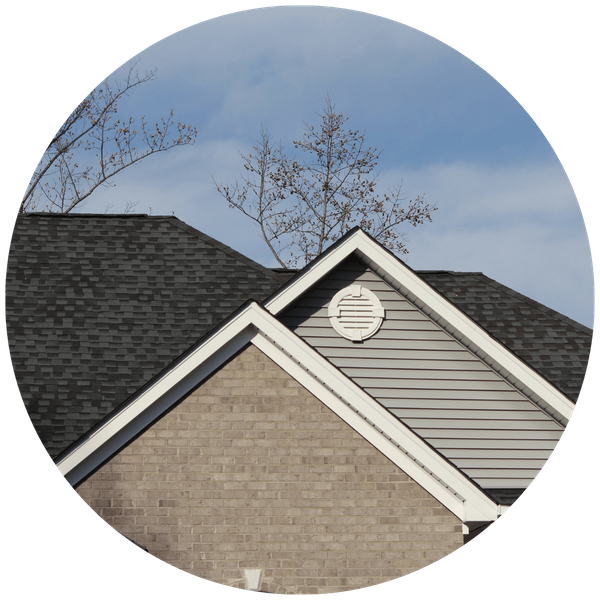 front of house with new roof