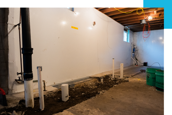 new plumbing in basement