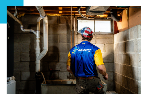 Advanced Plumbing Systems plumber in basement
