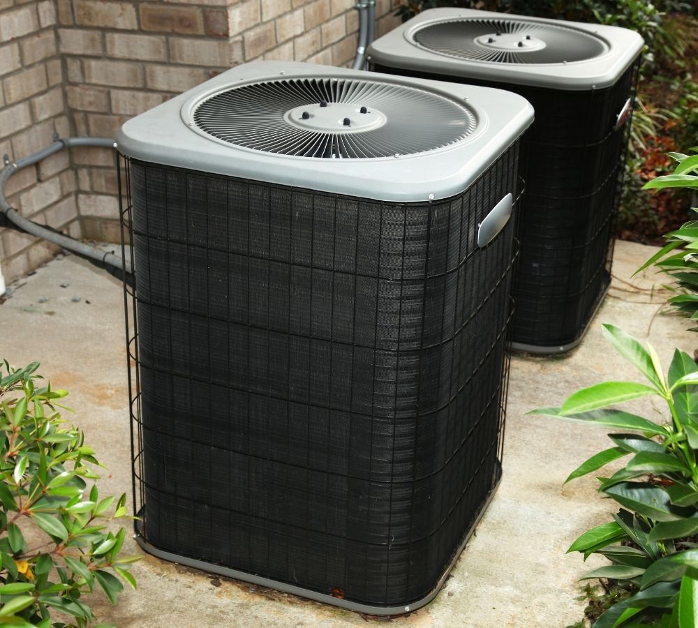 Two residential AC units Two residential AC units
