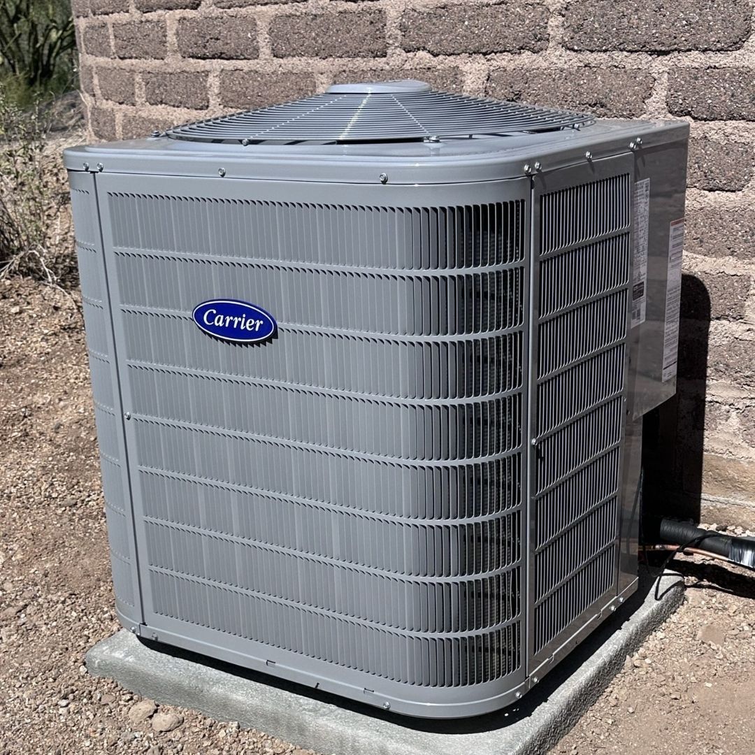 installed carrier ac unit 