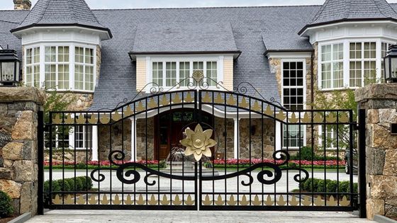 a large gate with floral designs Why Choosing a Local Gate Contractor Matters for Your Next Project Hero.jpg