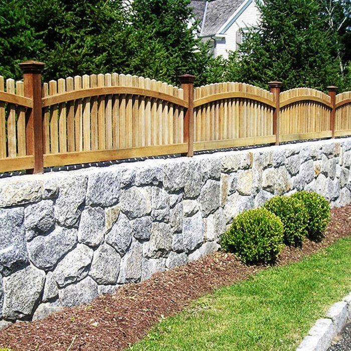 Stone barrier