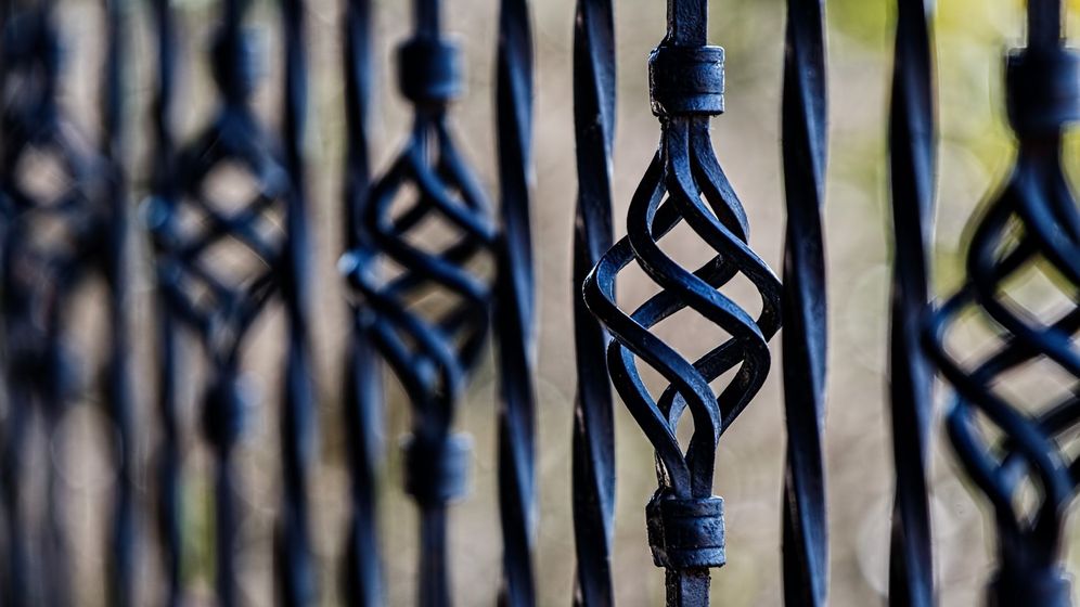 iron gate details