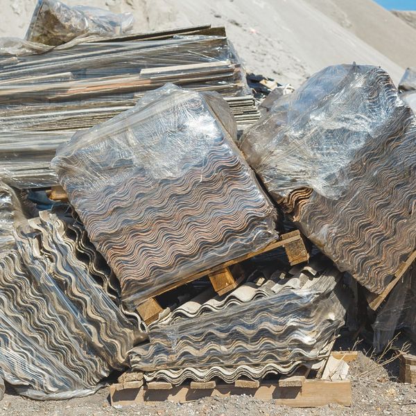 asbestos materials in dump