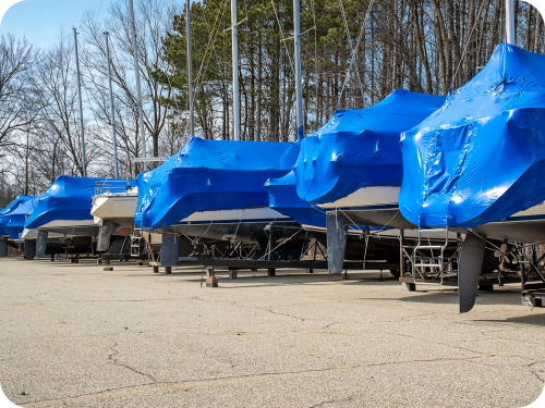 boat storage. 