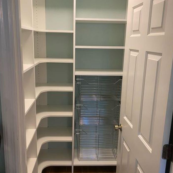 Empty Kitchen Pantry