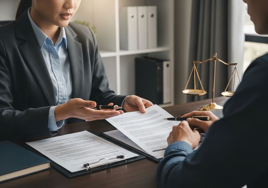 Legal consultation in progress