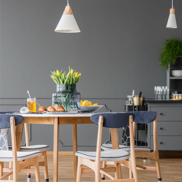 gray accent wall 
