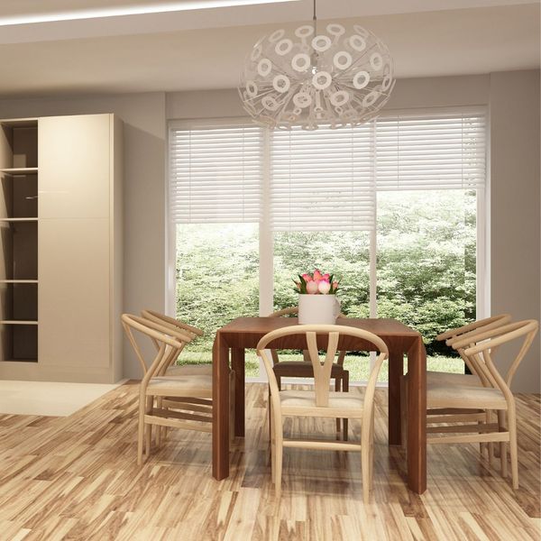 beige dining area 