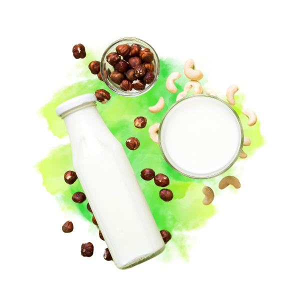 milk and nuts