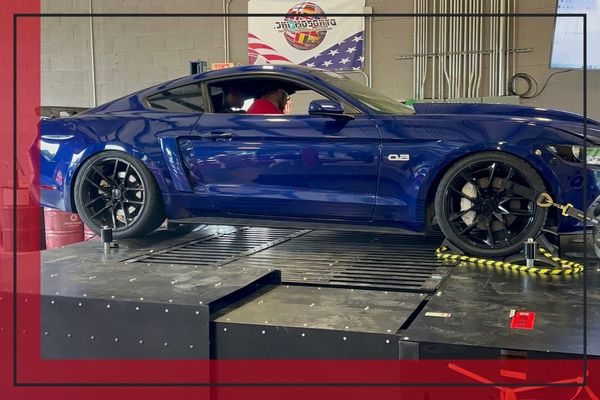 Car geting dyno testing
