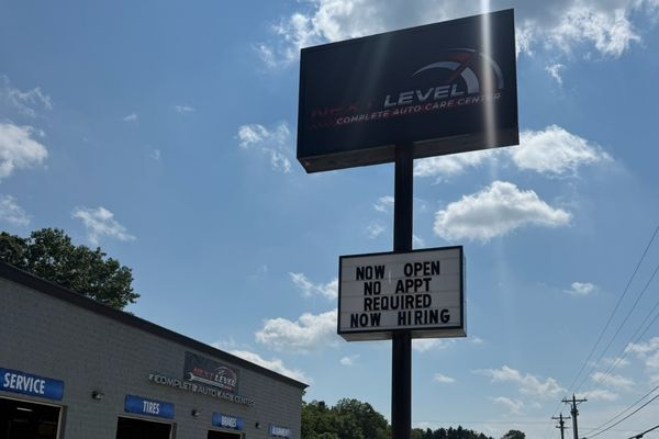 Next Level Performance & Dyno sign Next Level Performance & Dyno sign