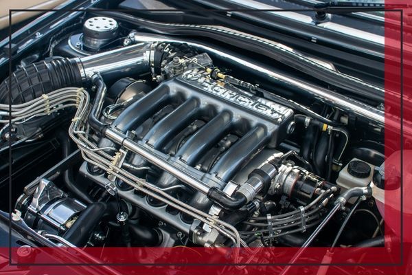 Upgraded car engine