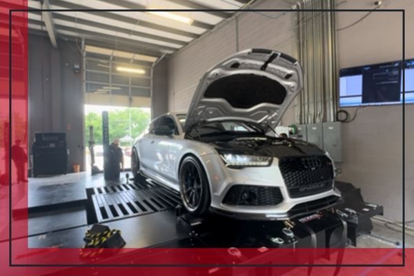 car getting dyno test