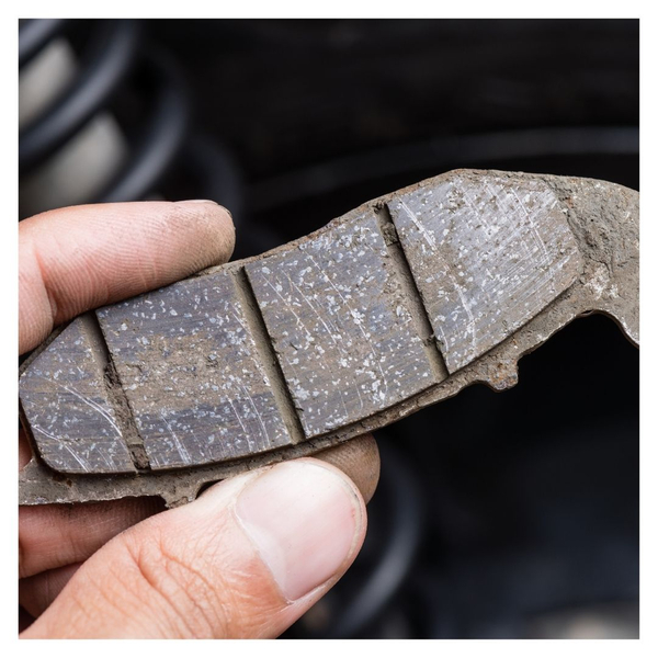 old brake pad