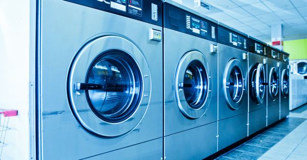 coin-operated laundry machines