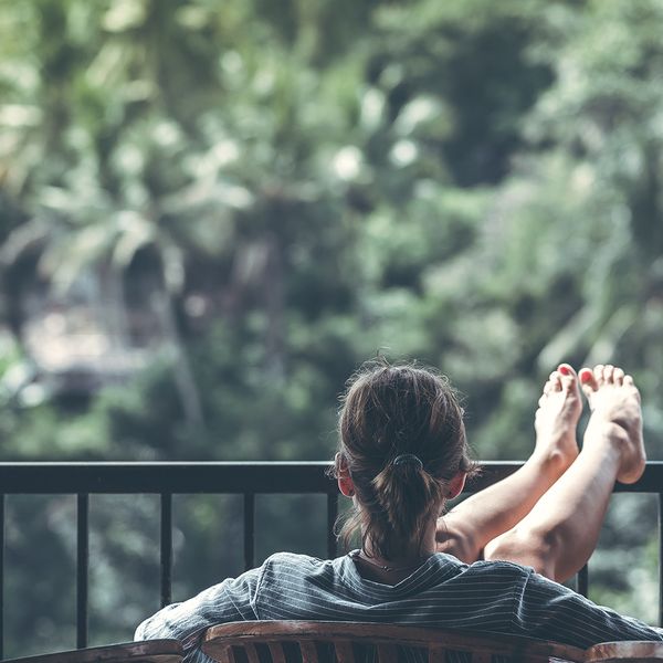 woman relaxing