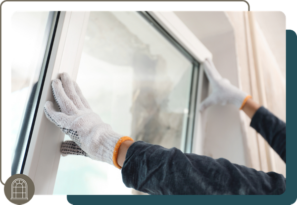 image of a window installation