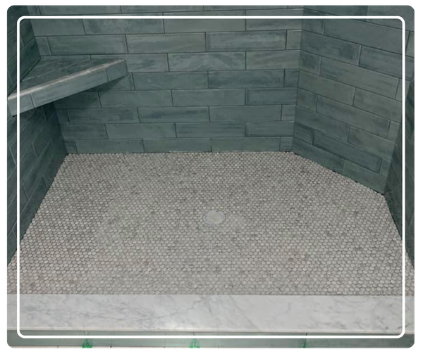 close up of shower tile close up of shower tile