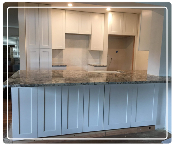 kitchen reno with large island 