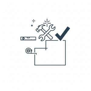 planning and building icons