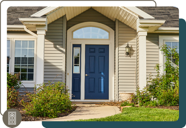 image of a new exterior door
