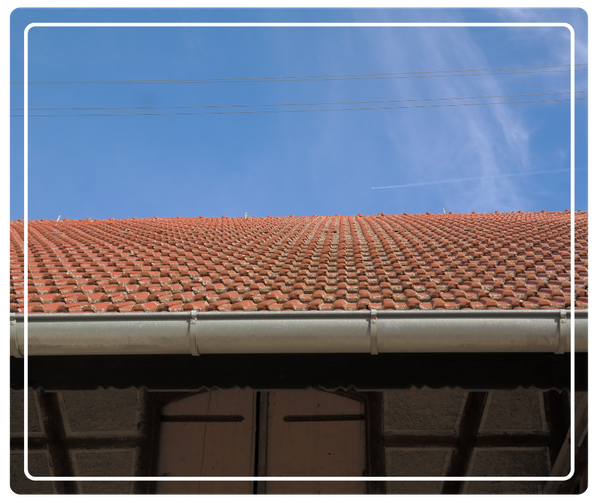 roofline with new gutters 