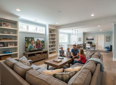 Modern Open-Plan Family Living Room