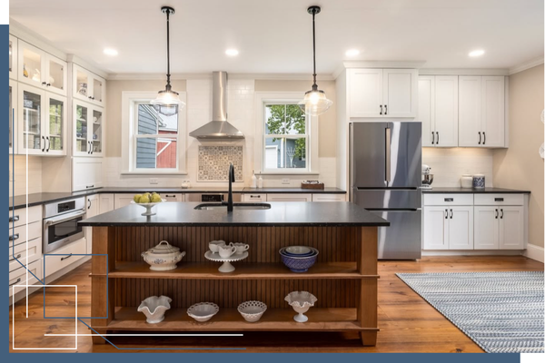 a kitchen remodel by Blue Ridge Custom Carpentry