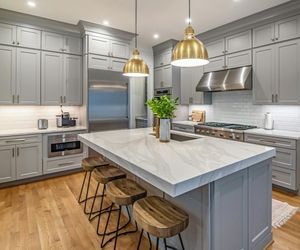 a renovated kitchen