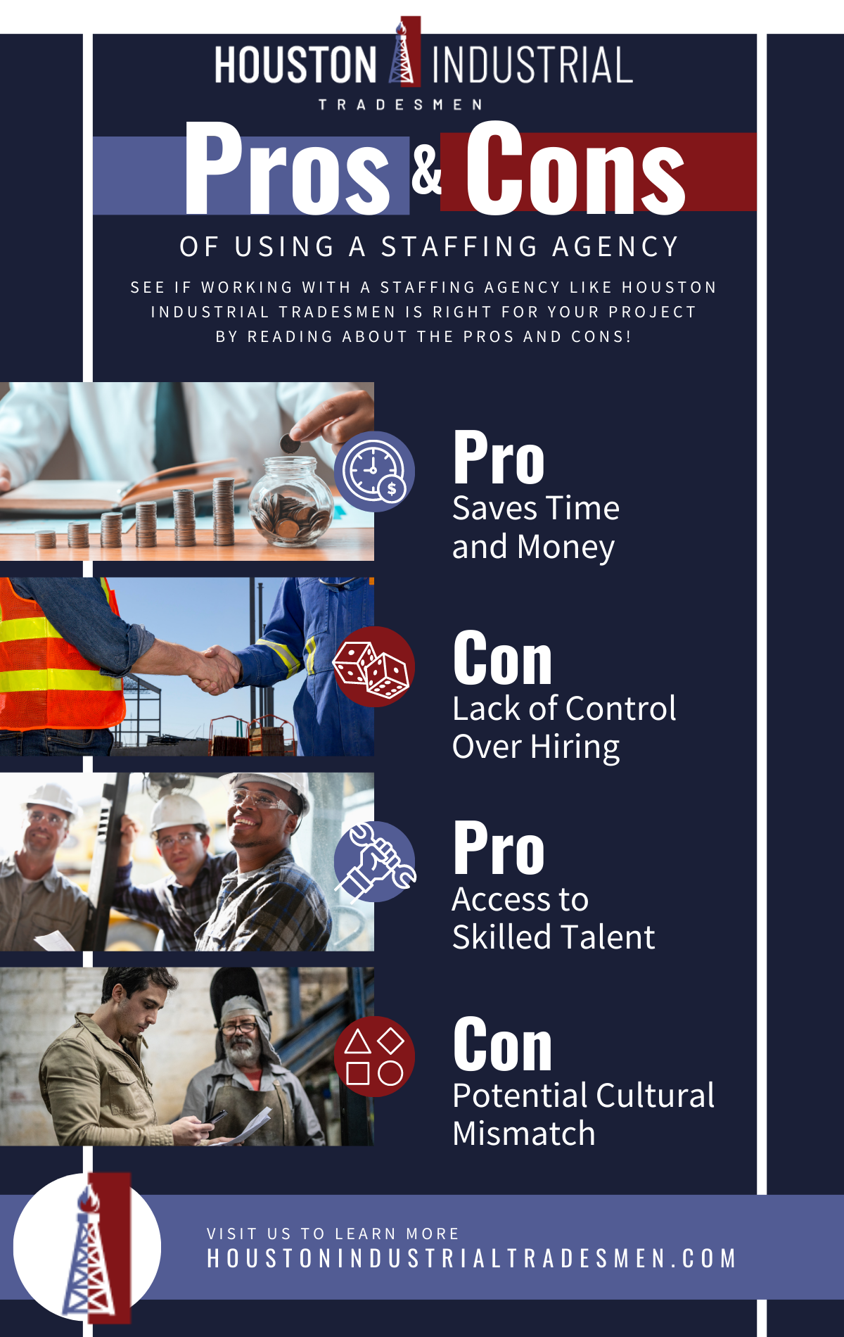 M27372 - Houston Industrial Tradesmen - Infographic - Pros and Cons of Using a Staffing Agency.png