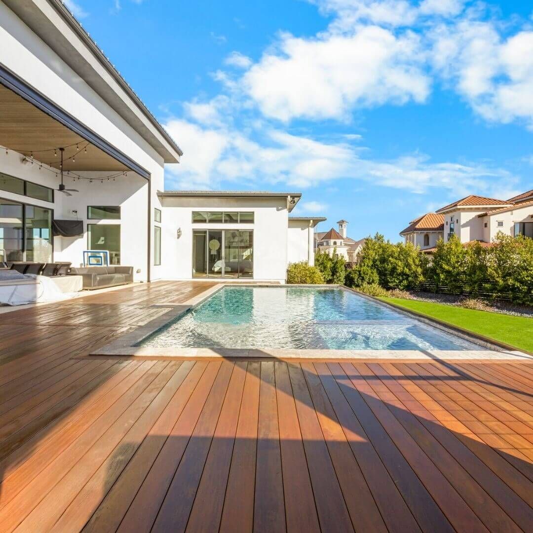 custom pool deck
