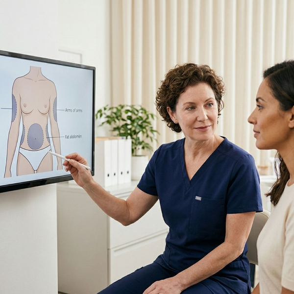 You said
image of liposcution consultation