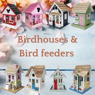 BIRDHOUSES AND BIRD FEEDERS