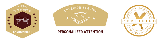 Certified Sports Massage Specialist, Superior service personalized attention, Clean, Professional Environment