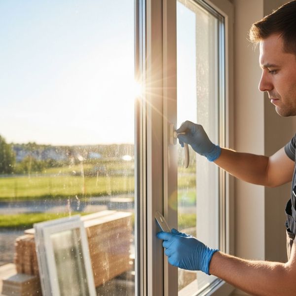 general contractor installing energy-efficient windows