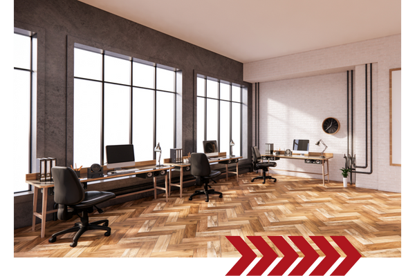 office renovation with an open layout