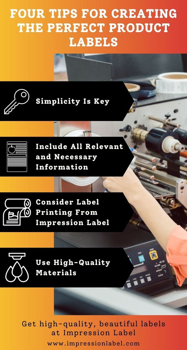 Four Tips For Creating The Perfect Product Labels Infographic